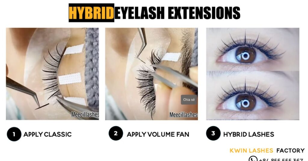 hybrid lash extensions portfolio